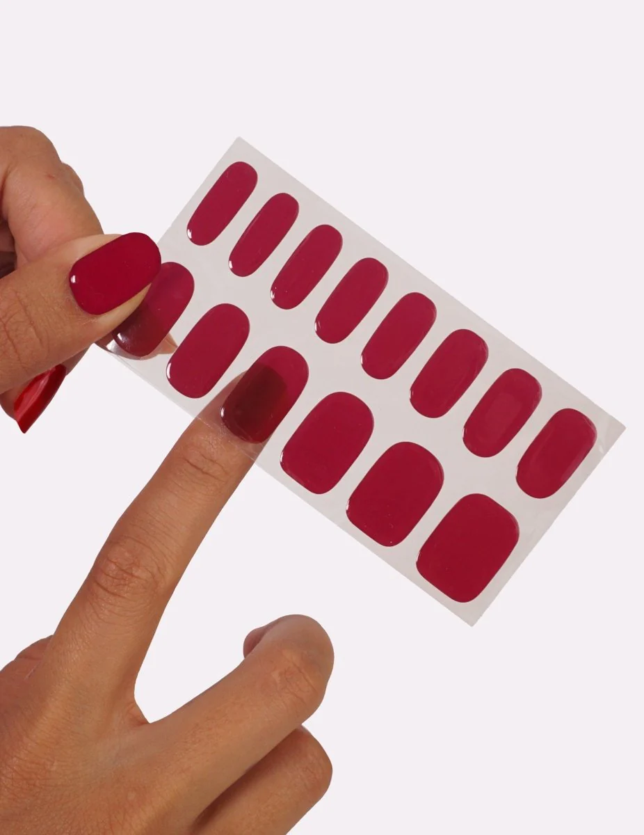 Gel Nail Strips Starter Kit - Rouge Dahlia - Image 3