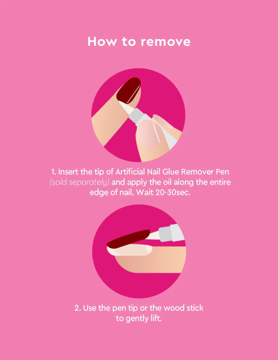 Gel Nail Strips Starter Kit - Rouge Dahlia - Image 5